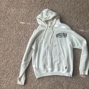 White Myrtle Beach hoodie